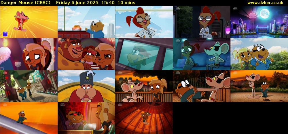 Danger Mouse (CBBC) Friday 6 June 2025 15:40 - 15:50
