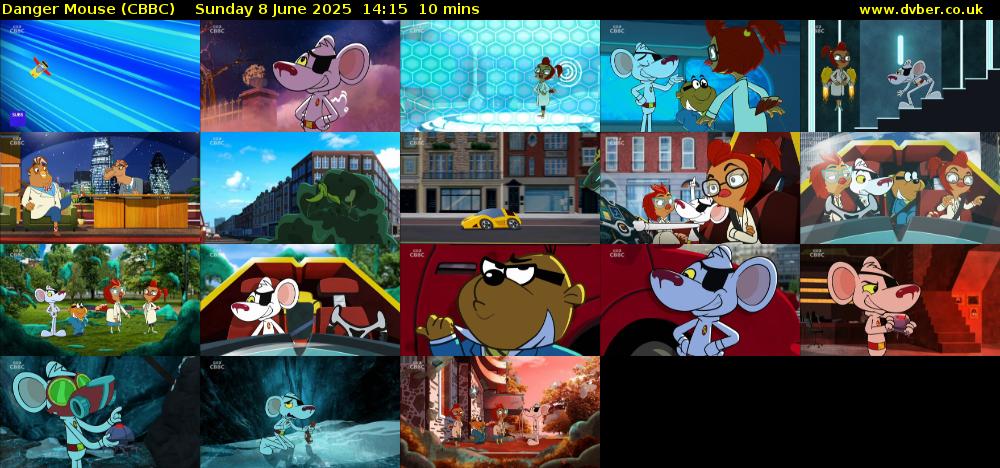 Danger Mouse (CBBC) Sunday 8 June 2025 14:15 - 14:25