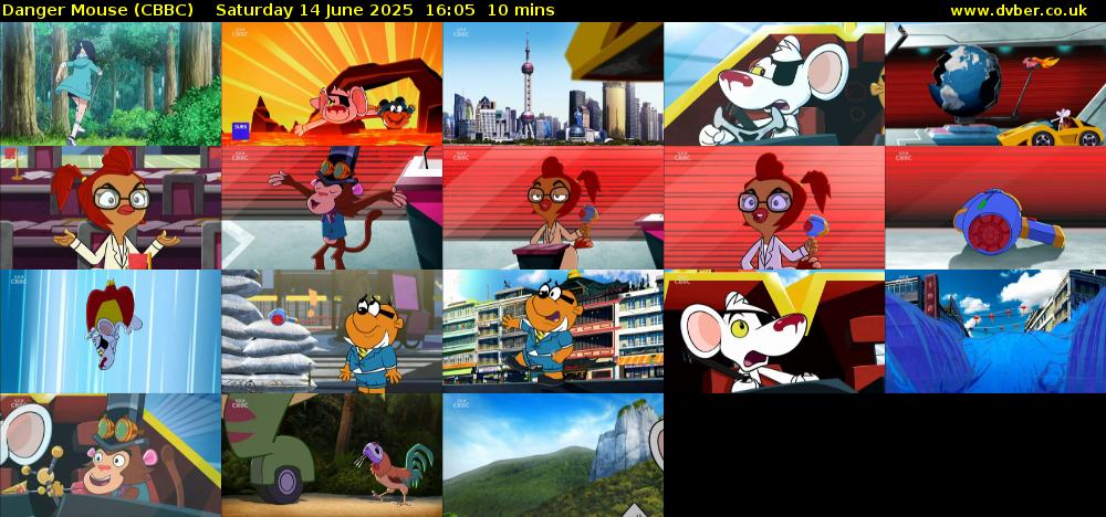 Danger Mouse (CBBC) Saturday 14 June 2025 16:05 - 16:15