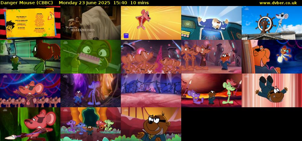 Danger Mouse (CBBC) Monday 23 June 2025 15:40 - 15:50