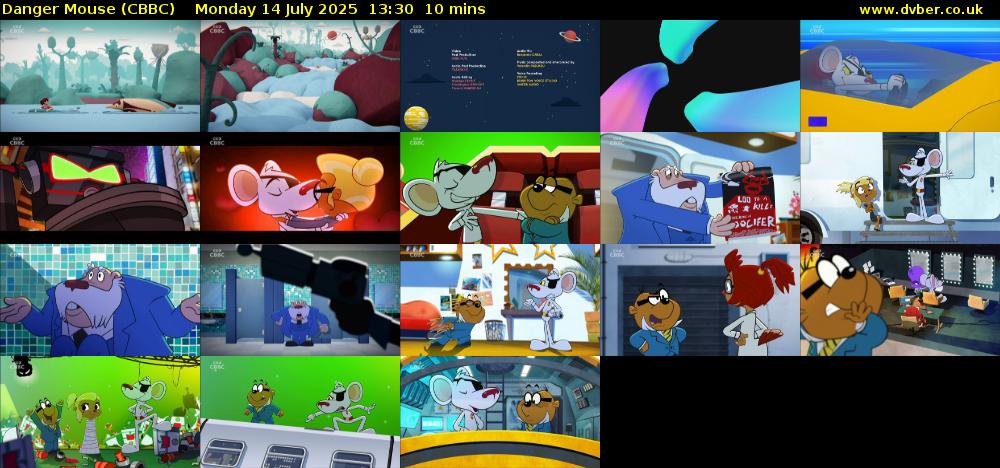 Danger Mouse (CBBC) Monday 14 July 2025 13:30 - 13:40