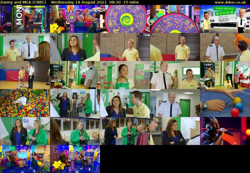 Danny and Mick (CBBC) Wednesday 18 August 2021 08:30 - 08:45