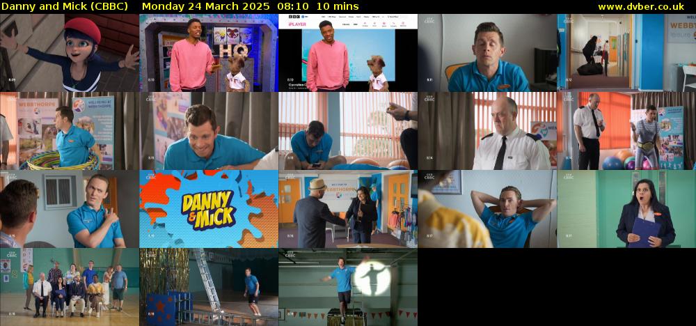 Danny and Mick (CBBC) Monday 24 March 2025 08:10 - 08:20