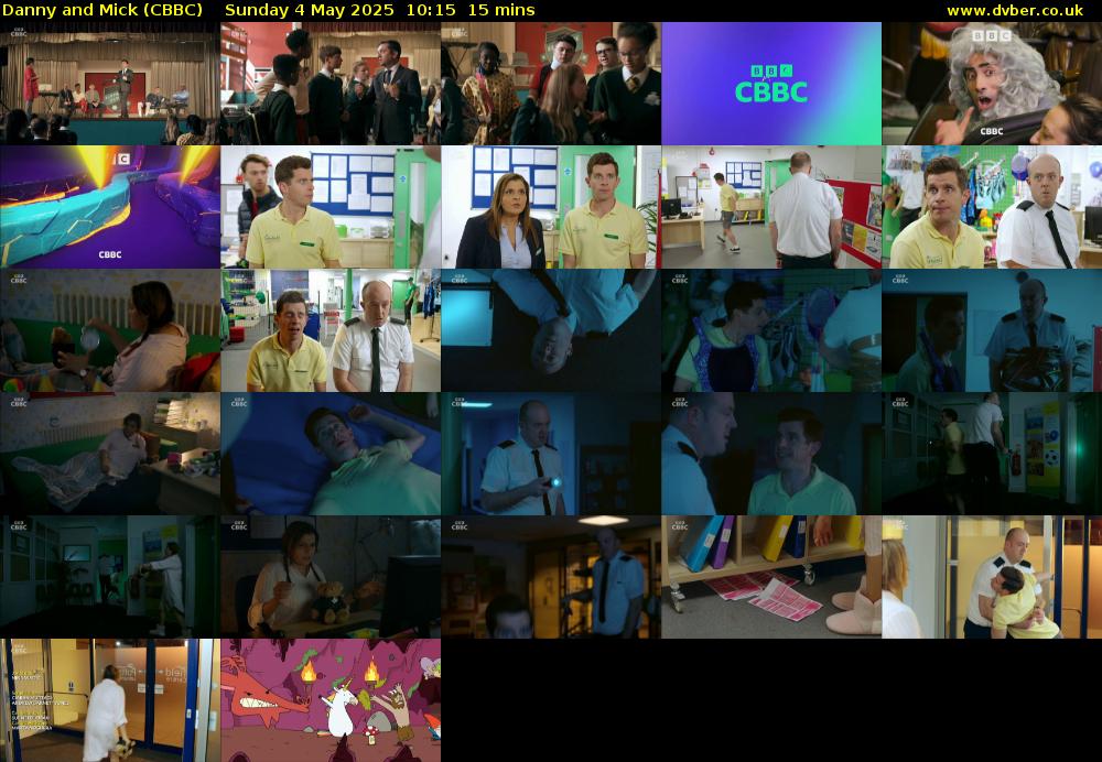 Danny and Mick (CBBC) Sunday 4 May 2025 10:15 - 10:30
