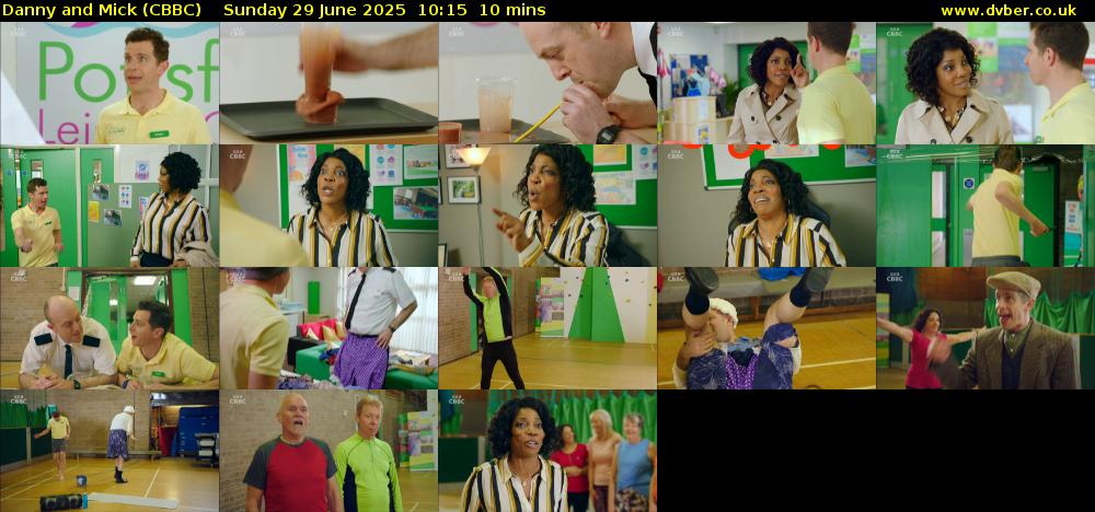 Danny and Mick (CBBC) Sunday 29 June 2025 10:15 - 10:25