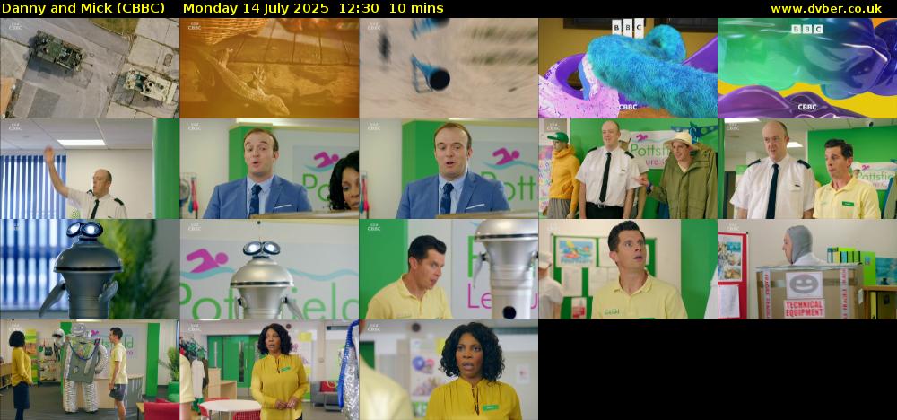 Danny and Mick (CBBC) Monday 14 July 2025 12:30 - 12:40