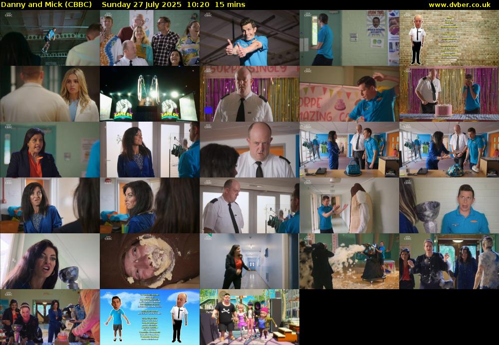 Danny and Mick (CBBC) Sunday 27 July 2025 10:20 - 10:35