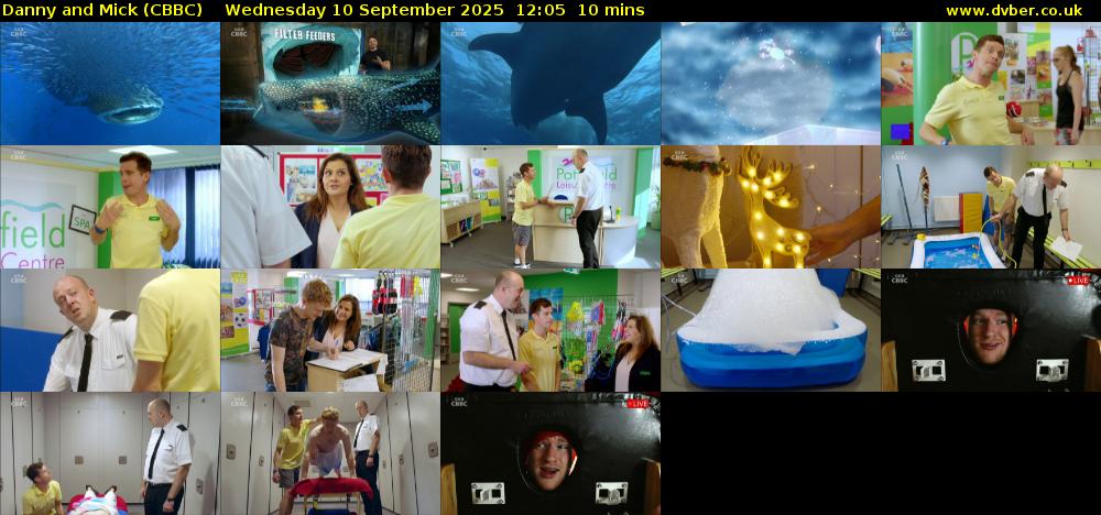 Danny and Mick (CBBC) Wednesday 10 September 2025 12:05 - 12:15