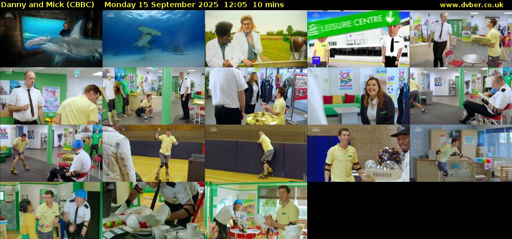 Danny and Mick (CBBC) Monday 15 September 2025 12:05 - 12:15