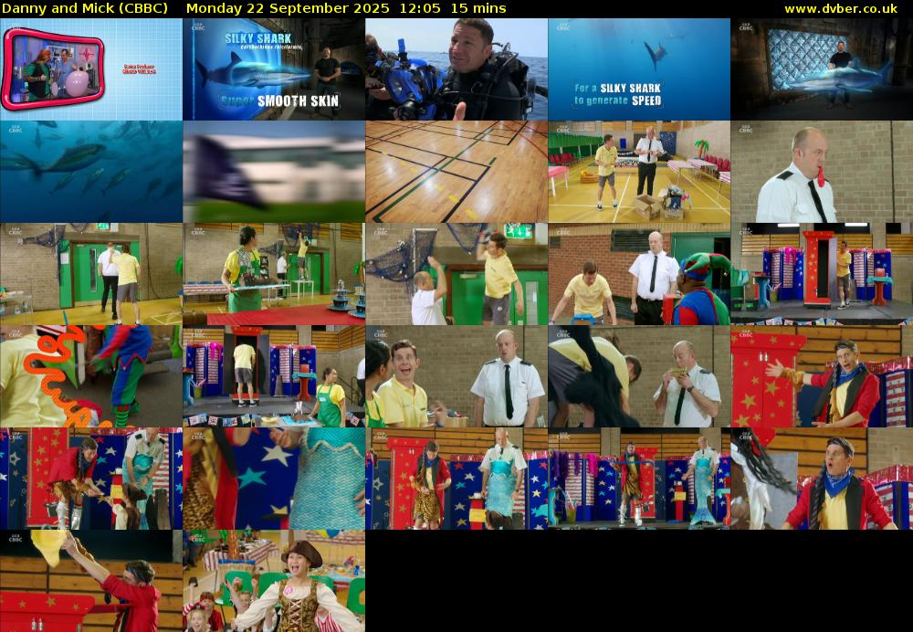 Danny and Mick (CBBC) Monday 22 September 2025 12:05 - 12:20