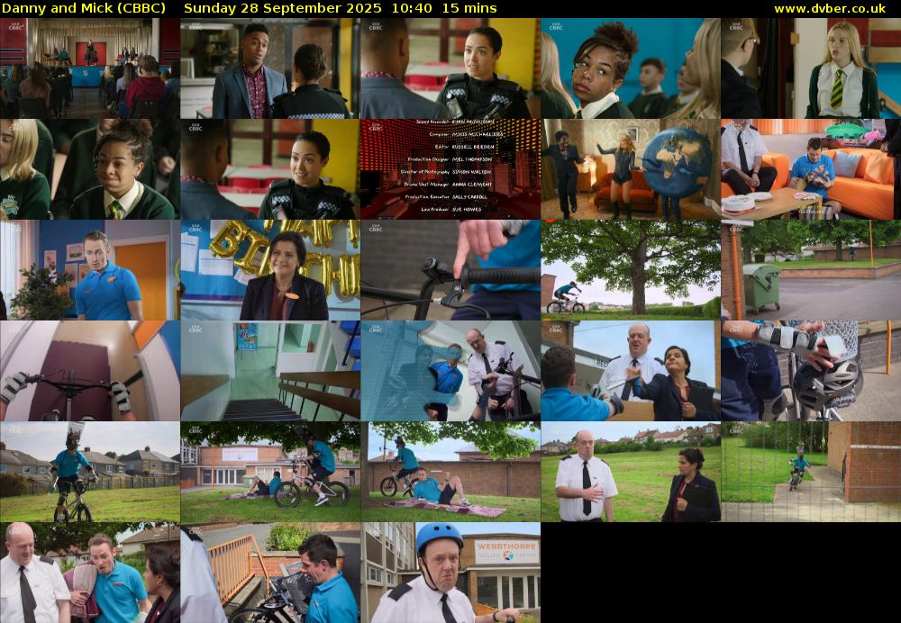 Danny and Mick (CBBC) Sunday 28 September 2025 10:40 - 10:55