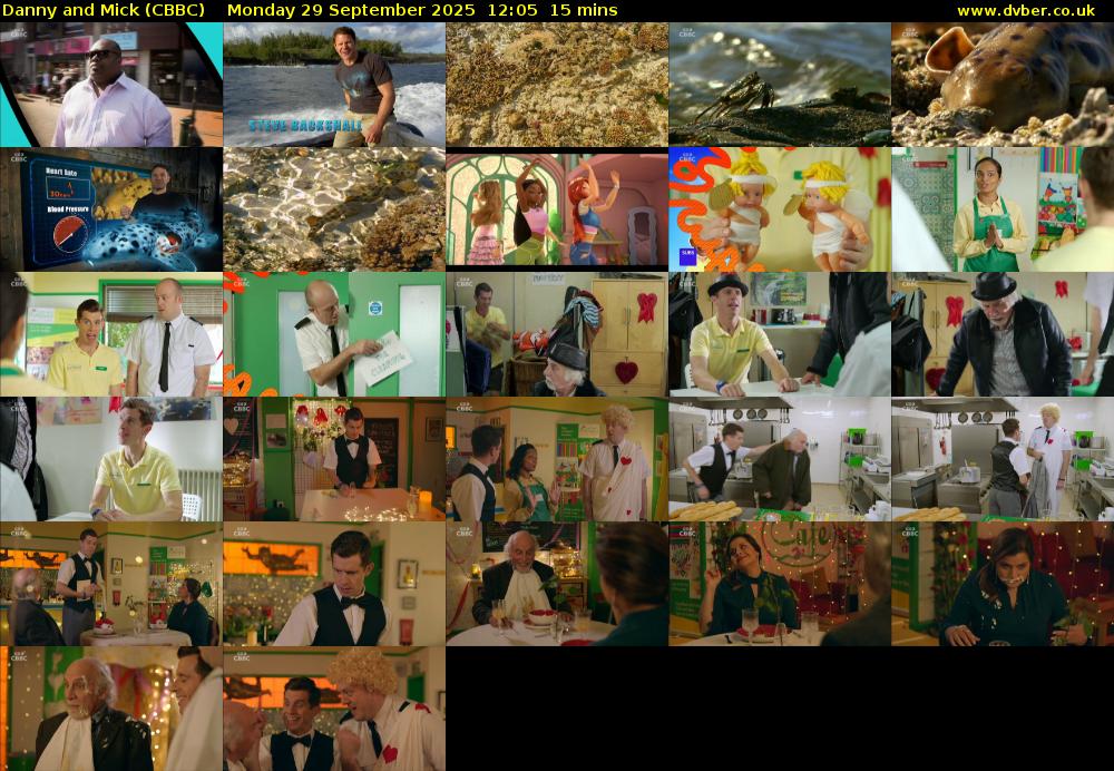 Danny and Mick (CBBC) Monday 29 September 2025 12:05 - 12:20