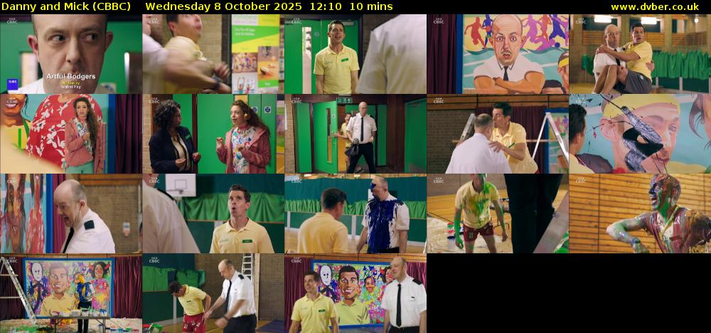 Danny and Mick (CBBC) Wednesday 8 October 2025 12:10 - 12:20