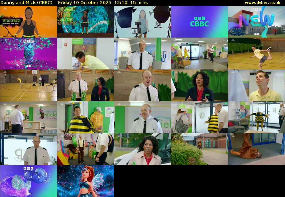 Danny and Mick (CBBC) Friday 10 October 2025 12:10 - 12:25