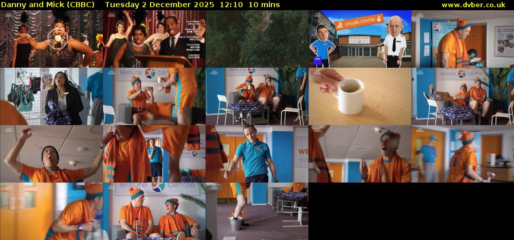 Danny and Mick (CBBC) Tuesday 2 December 2025 12:10 - 12:20