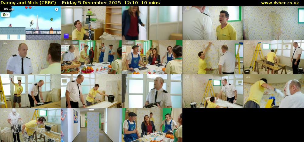 Danny and Mick (CBBC) Friday 5 December 2025 12:10 - 12:20