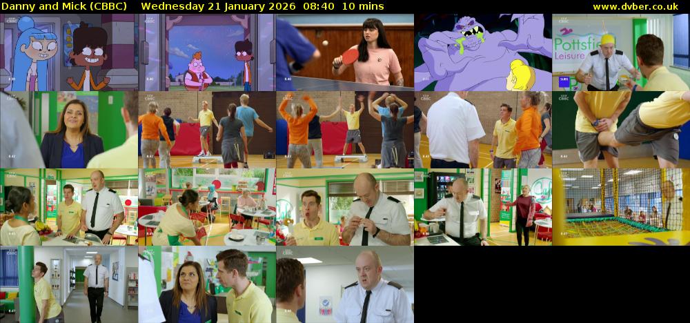Danny and Mick (CBBC) Wednesday 21 January 2026 08:40 - 08:50