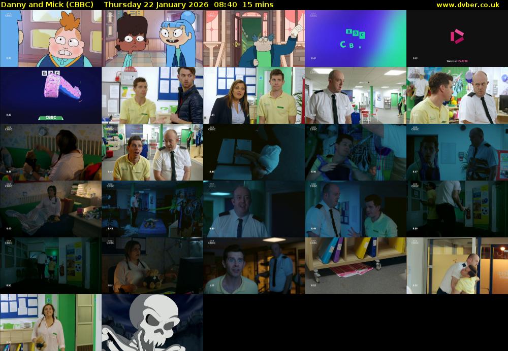 Danny and Mick (CBBC) Thursday 22 January 2026 08:40 - 08:55