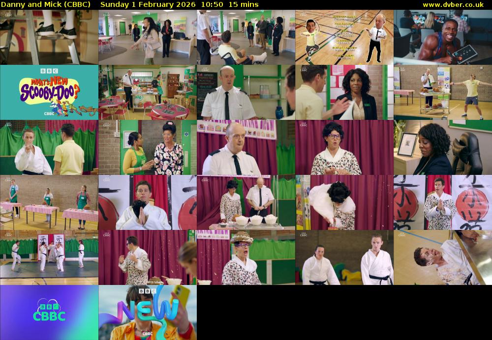 Danny and Mick (CBBC) Sunday 1 February 2026 10:50 - 11:05