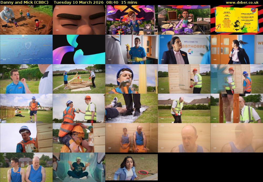 Danny and Mick (CBBC) Tuesday 10 March 2026 08:40 - 08:55