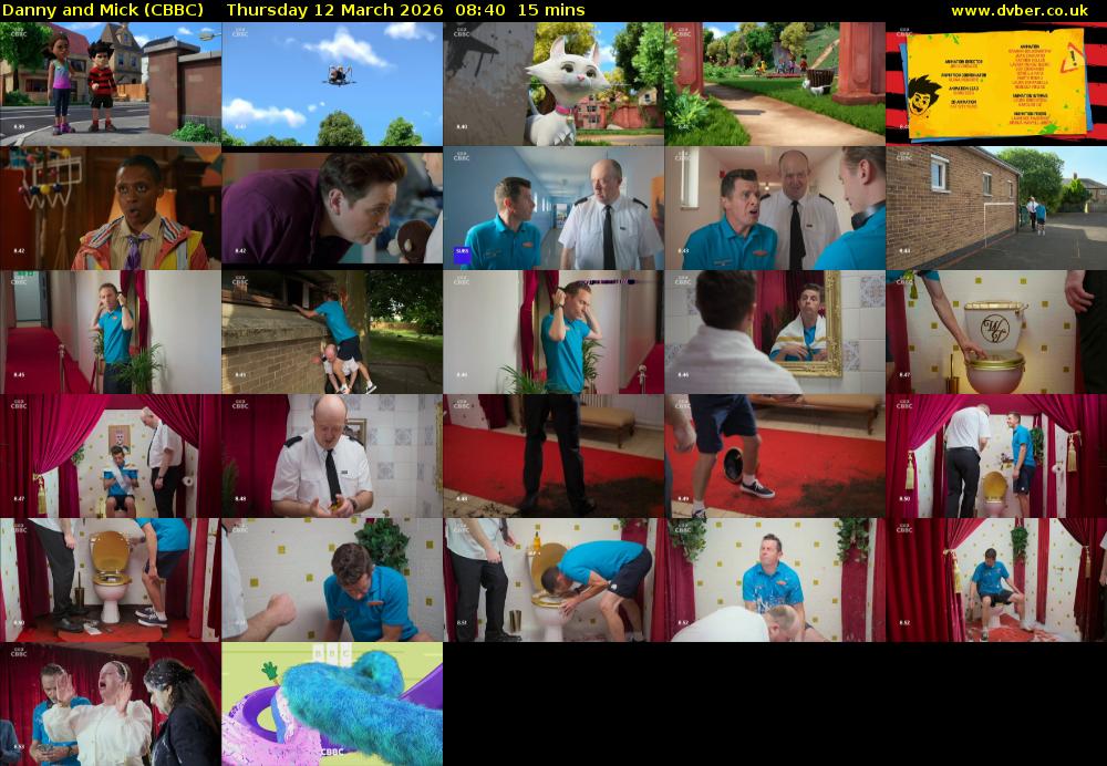 Danny and Mick (CBBC) Thursday 12 March 2026 08:40 - 08:55
