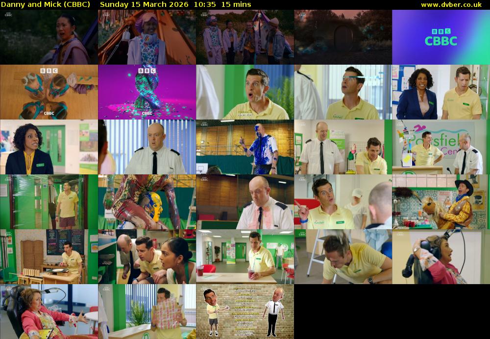 Danny and Mick (CBBC) Sunday 15 March 2026 10:35 - 10:50