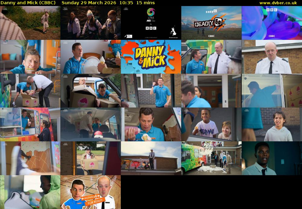 Danny and Mick (CBBC) Sunday 29 March 2026 10:35 - 10:50