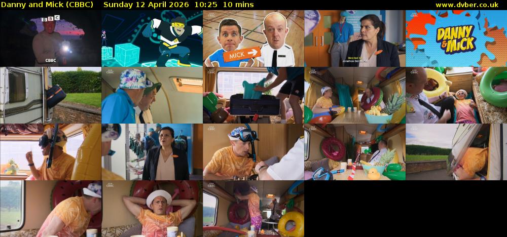 Danny and Mick (CBBC) Sunday 12 April 2026 10:25 - 10:35