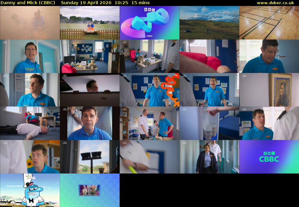 Danny and Mick (CBBC) Sunday 19 April 2026 10:25 - 10:40