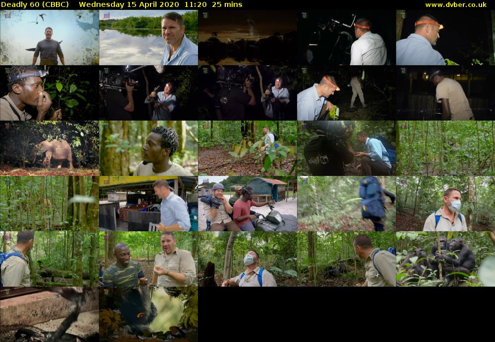 Deadly 60 (CBBC) Wednesday 15 April 2020 11:20 - 11:45