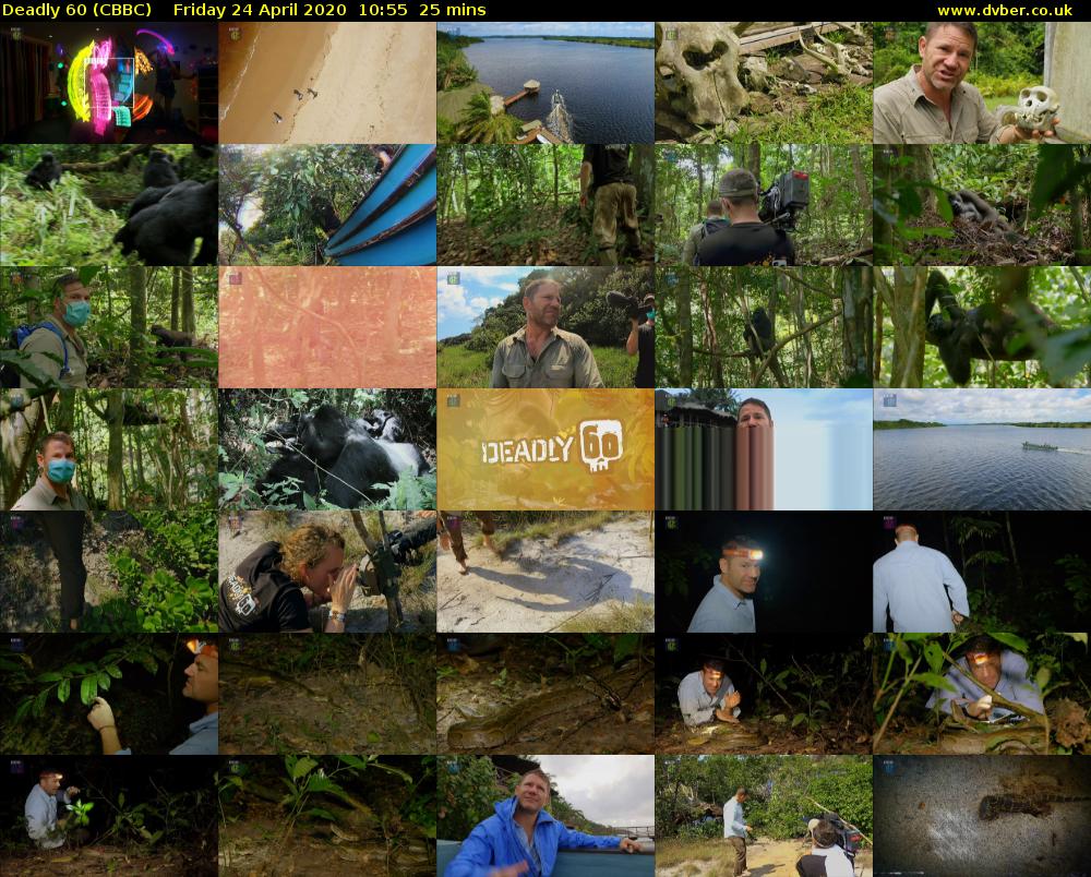 Deadly 60 (CBBC) Friday 24 April 2020 10:55 - 11:20