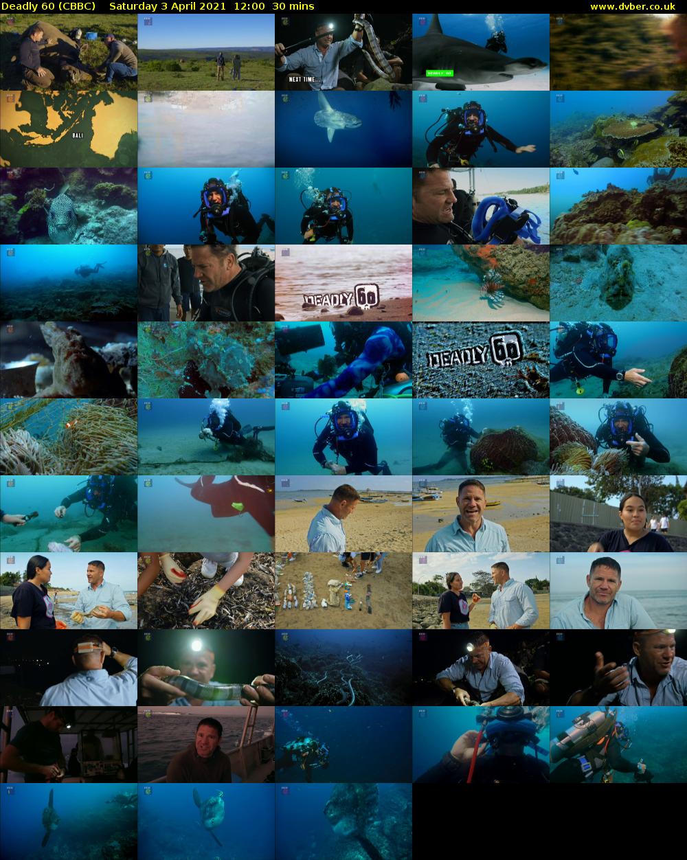 Deadly 60 (CBBC) Saturday 3 April 2021 12:00 - 12:30
