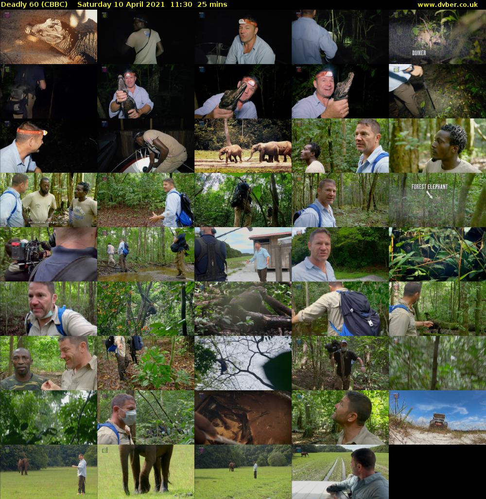 Deadly 60 (CBBC) Saturday 10 April 2021 11:30 - 11:55