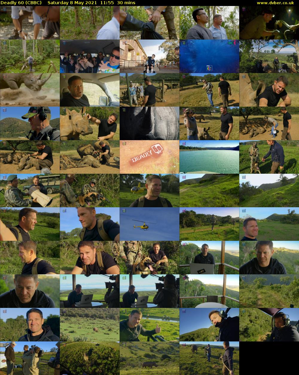Deadly 60 (CBBC) Saturday 8 May 2021 11:55 - 12:25