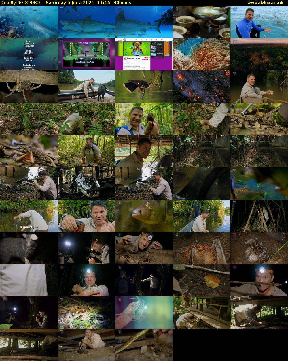 Deadly 60 (CBBC) Saturday 5 June 2021 11:55 - 12:25