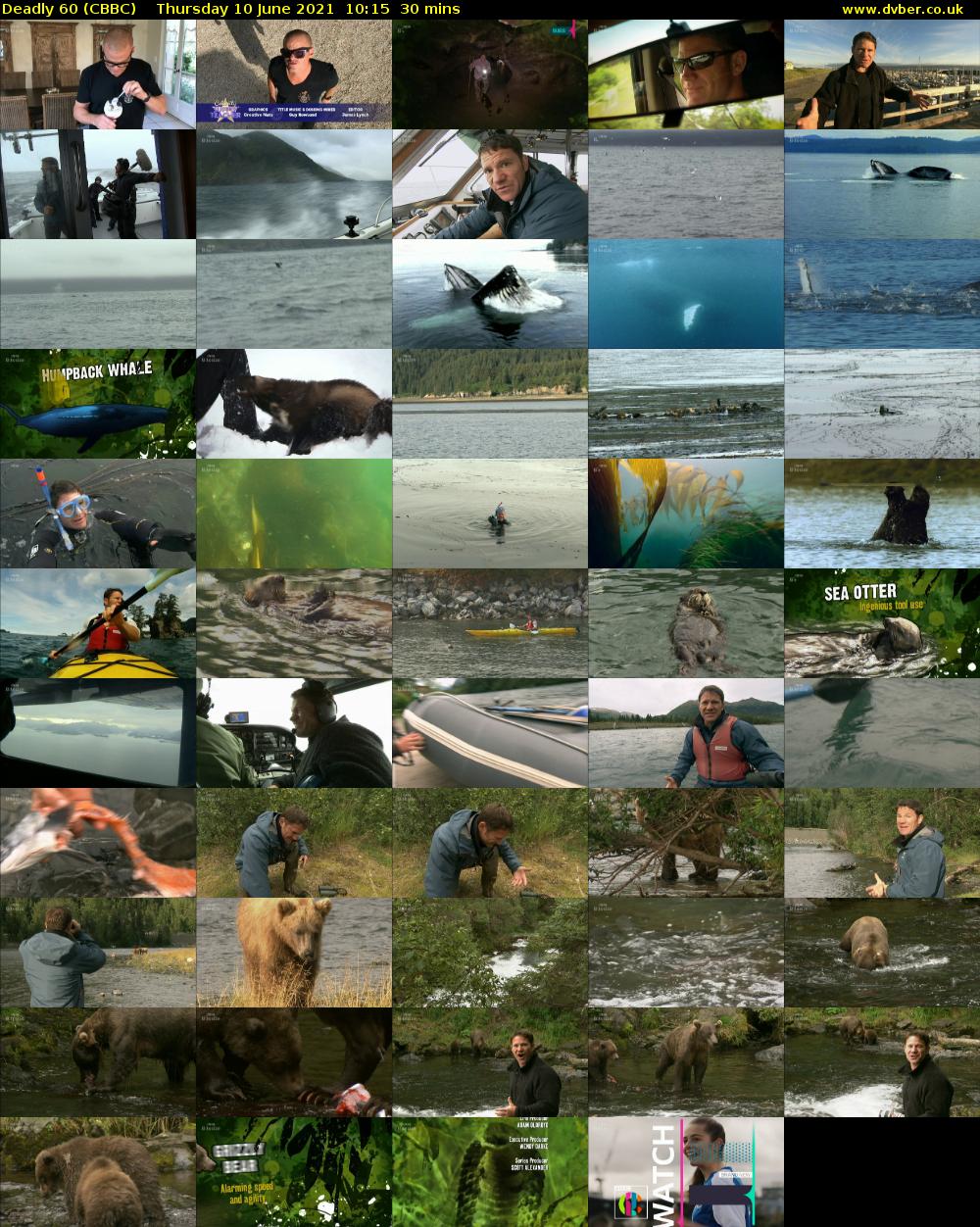 Deadly 60 (CBBC) Thursday 10 June 2021 10:15 - 10:45