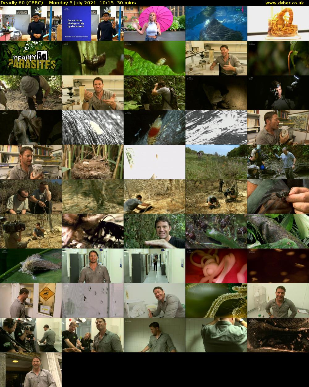 Deadly 60 (CBBC) Monday 5 July 2021 10:15 - 10:45