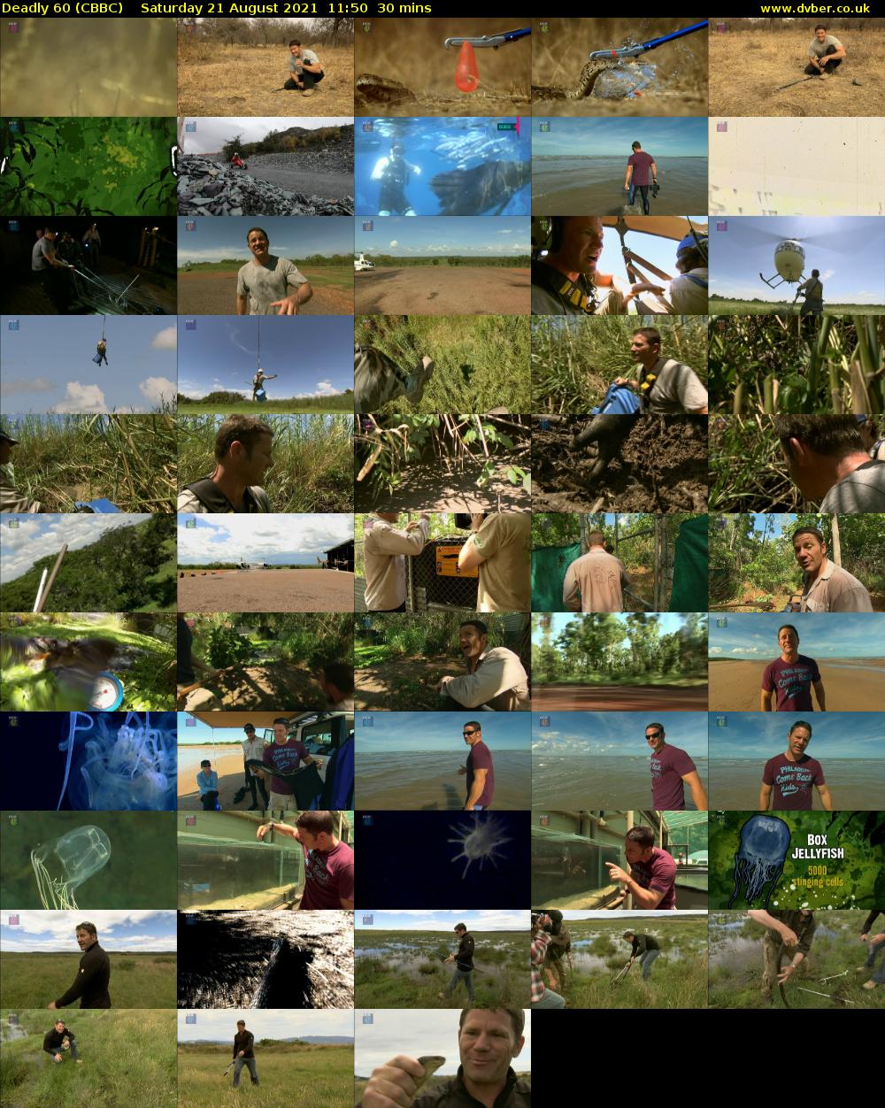 Deadly 60 (CBBC) Saturday 21 August 2021 11:50 - 12:20