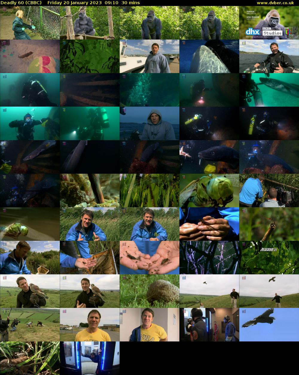 Deadly 60 (CBBC) Friday 20 January 2023 09:10 - 09:40