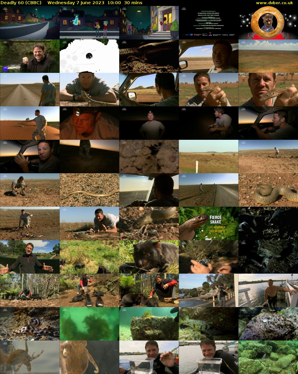 Deadly 60 (CBBC) Wednesday 7 June 2023 10:00 - 10:30