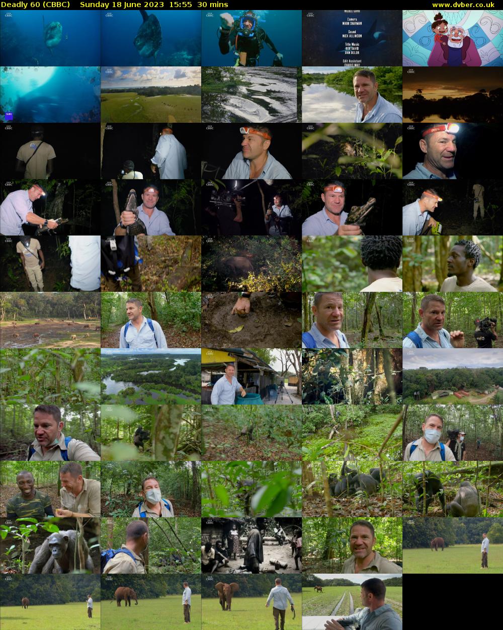 Deadly 60 (CBBC) Sunday 18 June 2023 15:55 - 16:25
