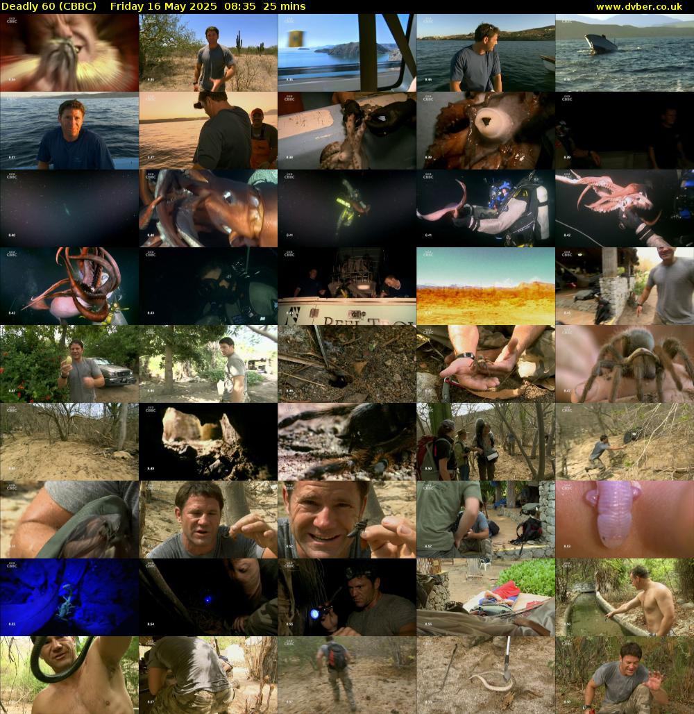 Deadly 60 (CBBC) Friday 16 May 2025 08:35 - 09:00