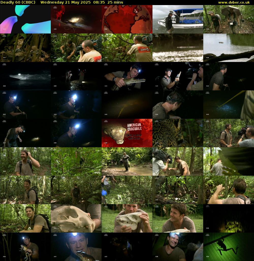 Deadly 60 (CBBC) Wednesday 21 May 2025 08:35 - 09:00