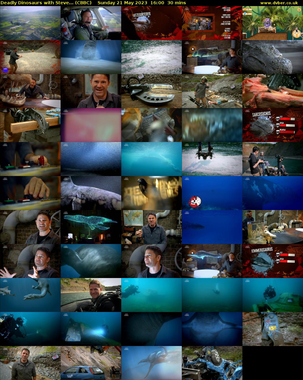 Deadly Dinosaurs with Steve... (CBBC) Sunday 21 May 2023 16:00 - 16:30