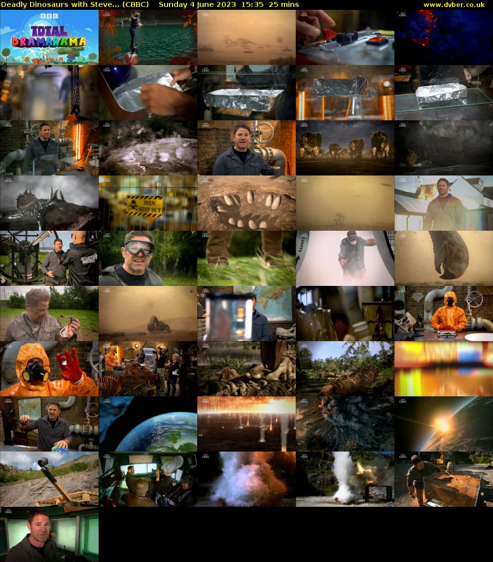 Deadly Dinosaurs with Steve... (CBBC) Sunday 4 June 2023 15:35 - 16:00