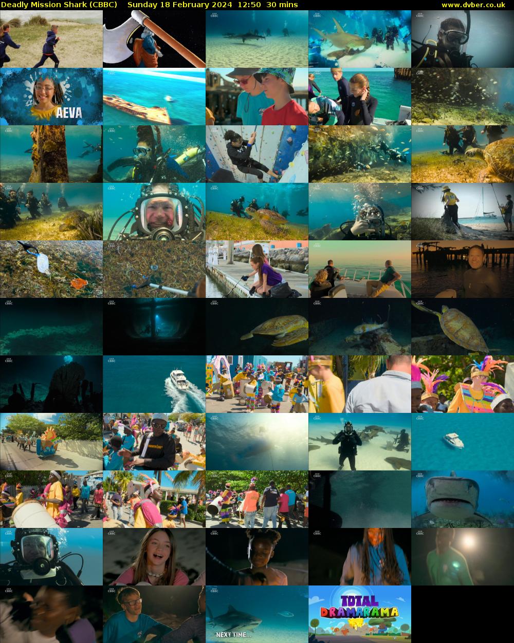 Deadly Mission Shark (CBBC) Sunday 18 February 2024 12:50 - 13:20
