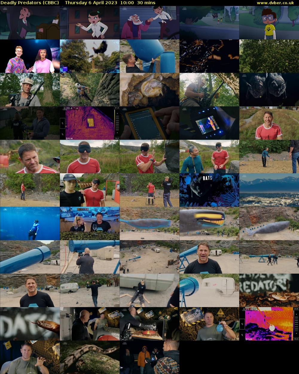 Deadly Predators (CBBC) Thursday 6 April 2023 10:00 - 10:30
