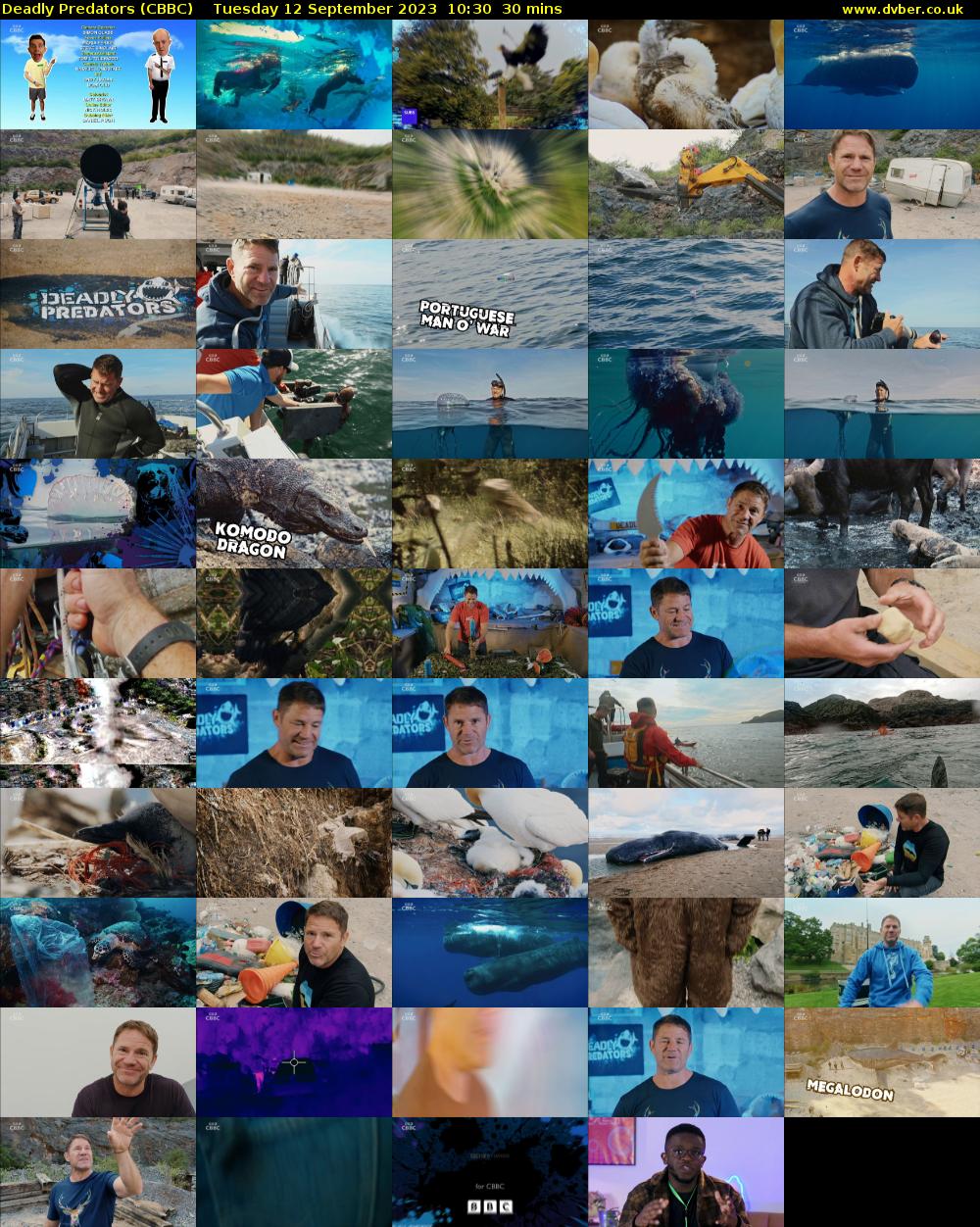 Deadly Predators (CBBC) Tuesday 12 September 2023 10:30 - 11:00