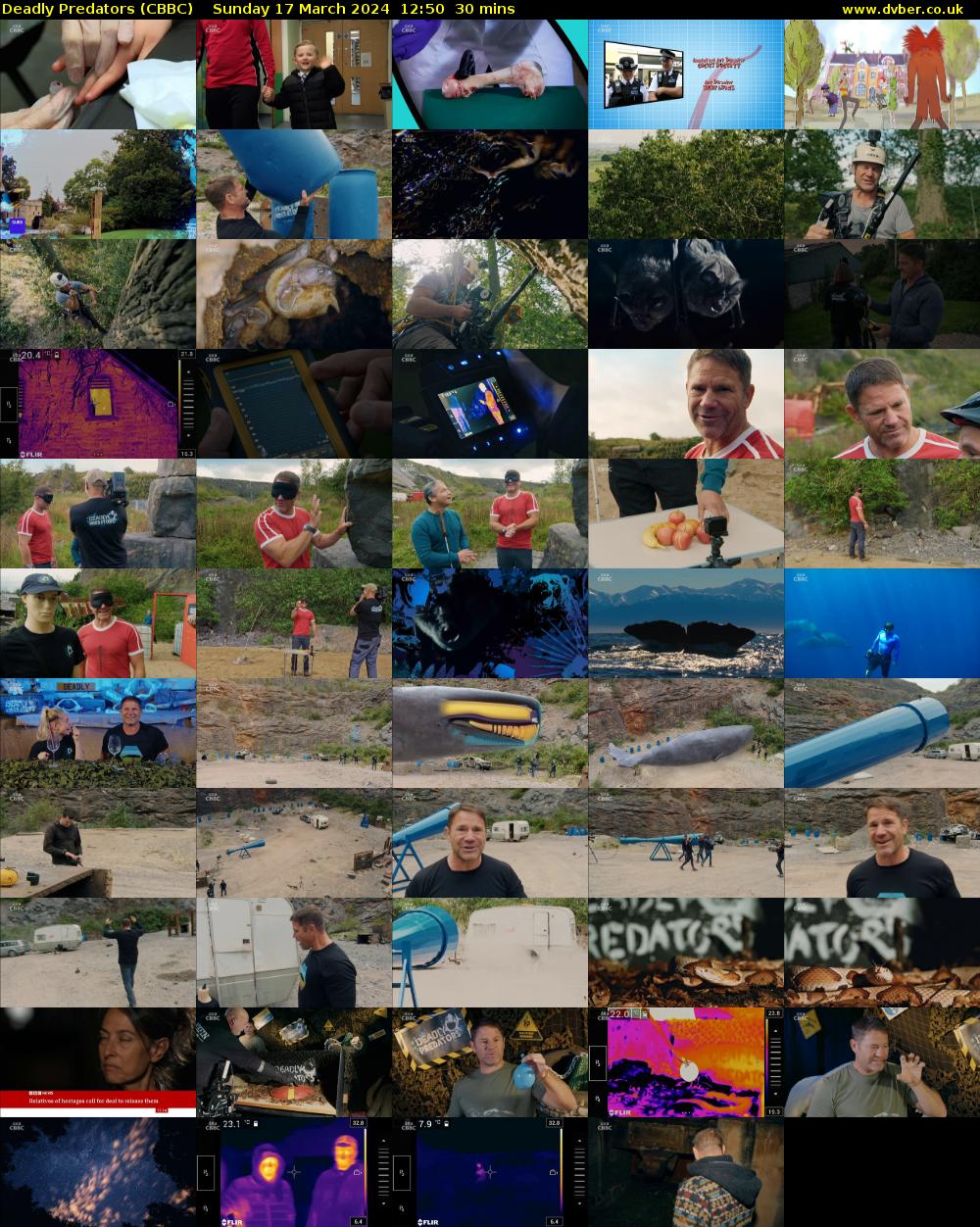 Deadly Predators (CBBC) Sunday 17 March 2024 12:50 - 13:20