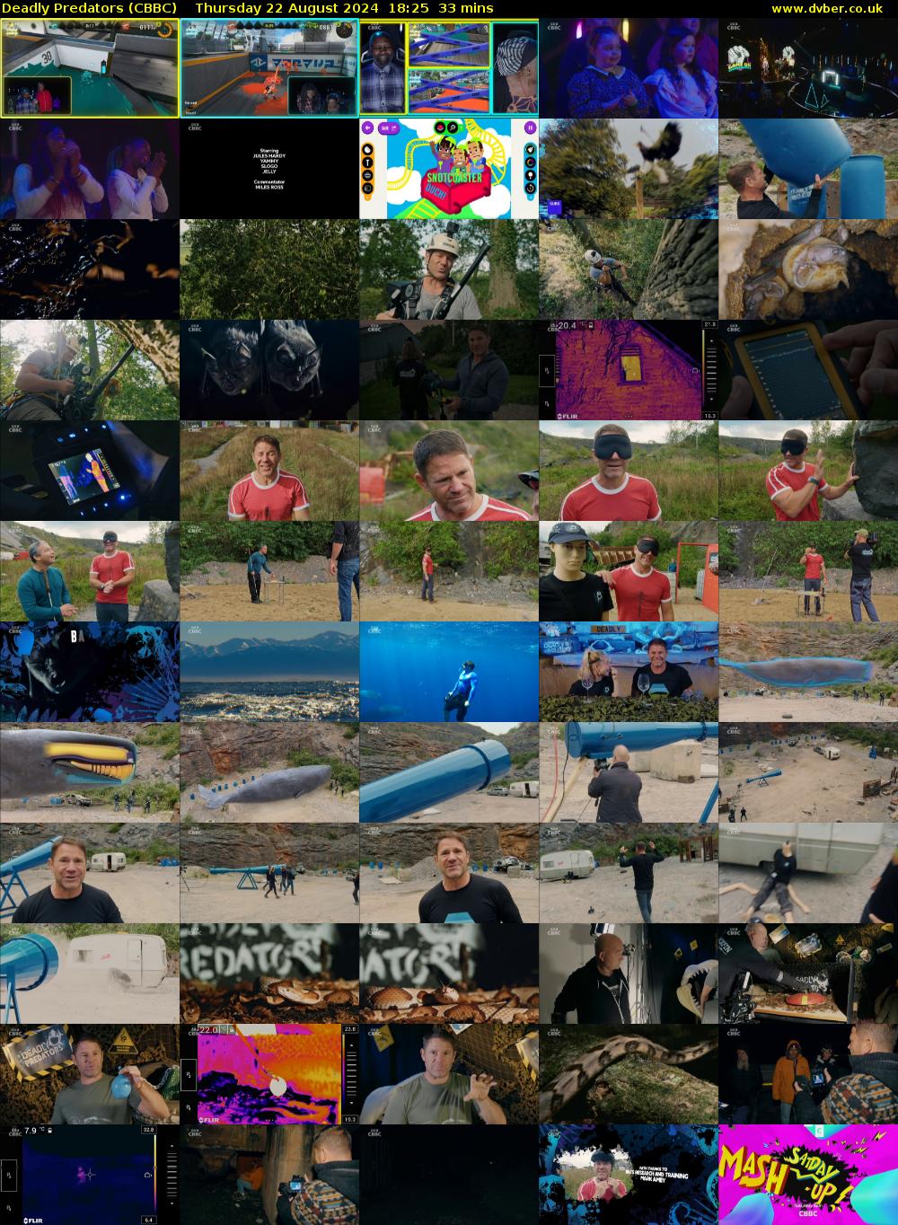 Deadly Predators (CBBC) Thursday 22 August 2024 18:25 - 18:58